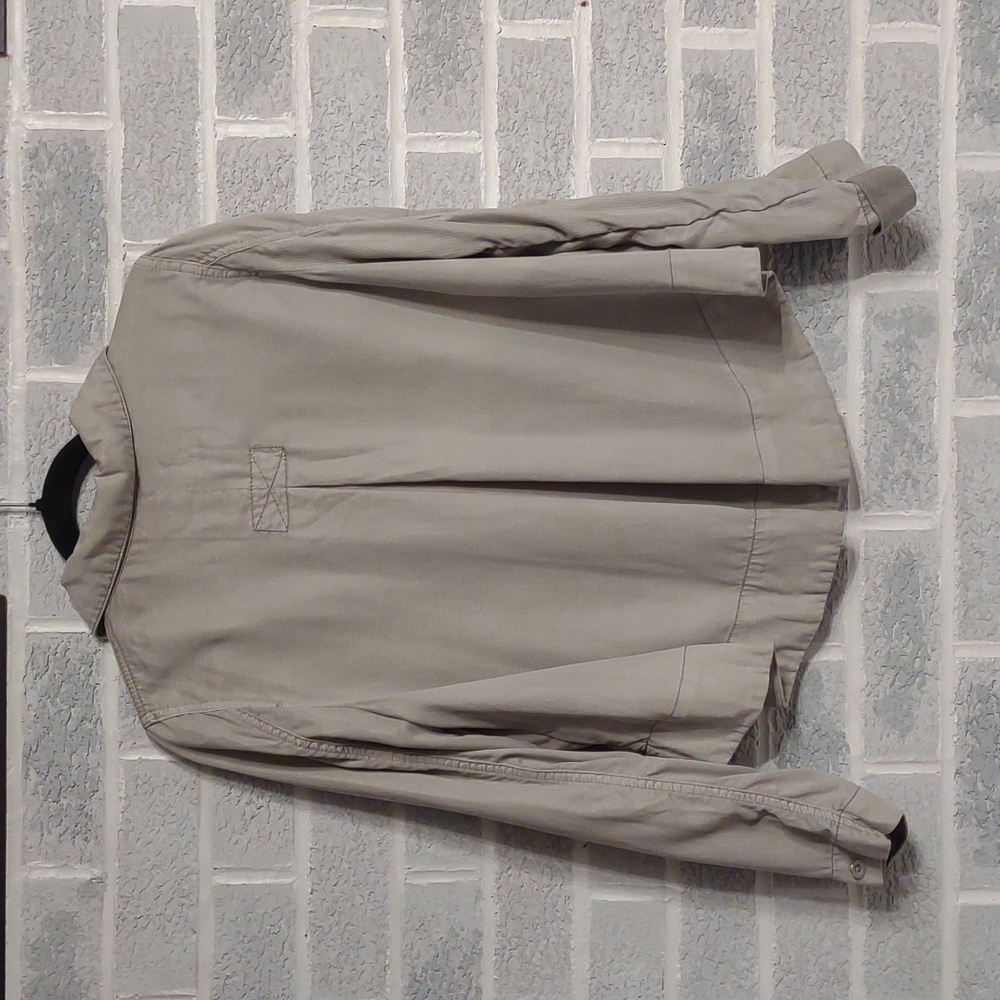 Marrakech Women's Grey Button Down Collared Light… - image 2